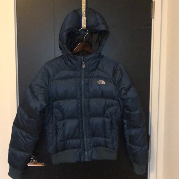 NWOT blue North Face Puffer 100% Down Jacket - M - Picture 2 of 8